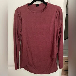 SHEIN  Long Sleeve Maternity & Nursing Top